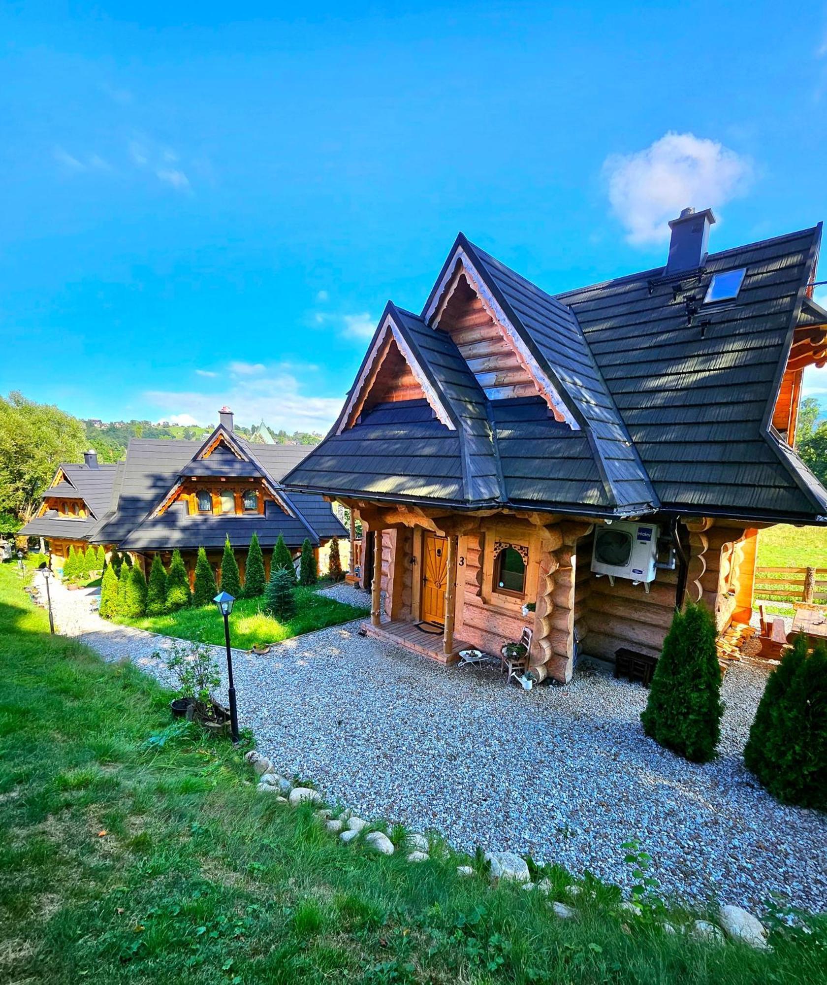 Goralska Chatka 3 Highland Cottage - Jacuzzi, Sauna, Split Ac, Private Parking, Mountains View Zakopane Eksteriør bilde
