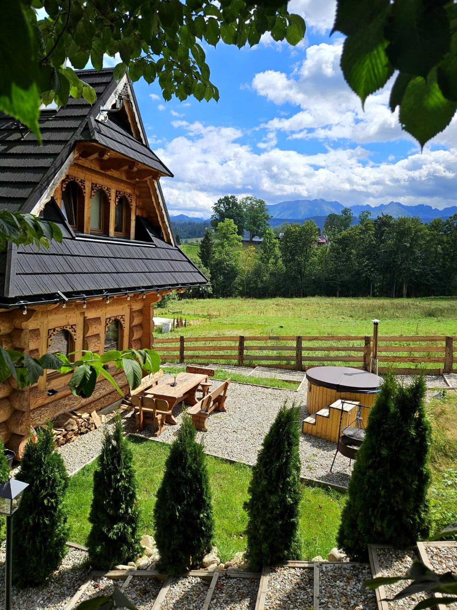 Goralska Chatka 3 Highland Cottage - Jacuzzi, Sauna, Split Ac, Private Parking, Mountains View Zakopane Eksteriør bilde