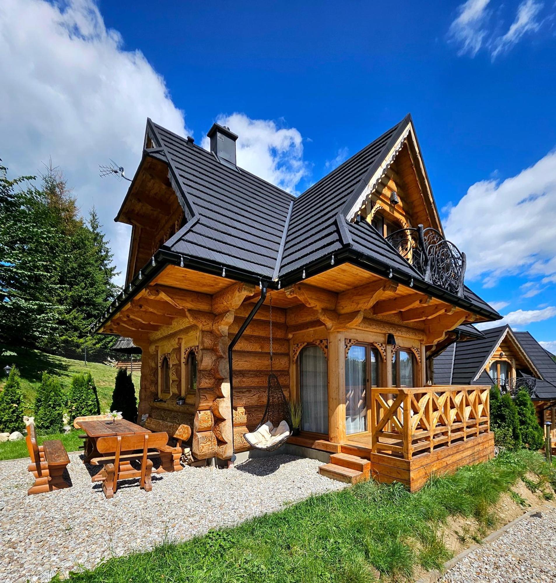 Goralska Chatka 3 Highland Cottage - Jacuzzi, Sauna, Split Ac, Private Parking, Mountains View Zakopane Eksteriør bilde