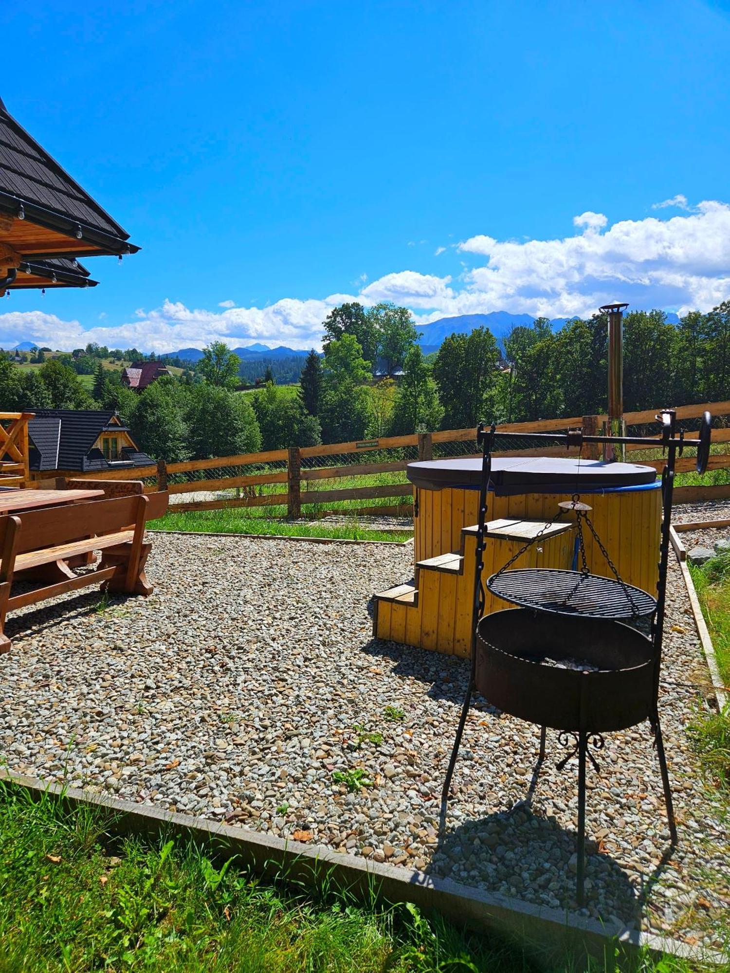 Goralska Chatka 3 Highland Cottage - Jacuzzi, Sauna, Split Ac, Private Parking, Mountains View Zakopane Eksteriør bilde